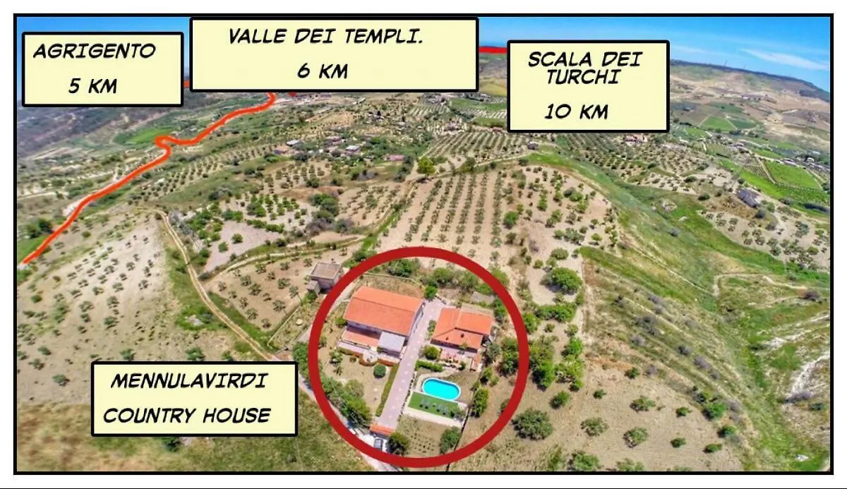 Mennulavirdi Country House Agrigento 0*,  Italy